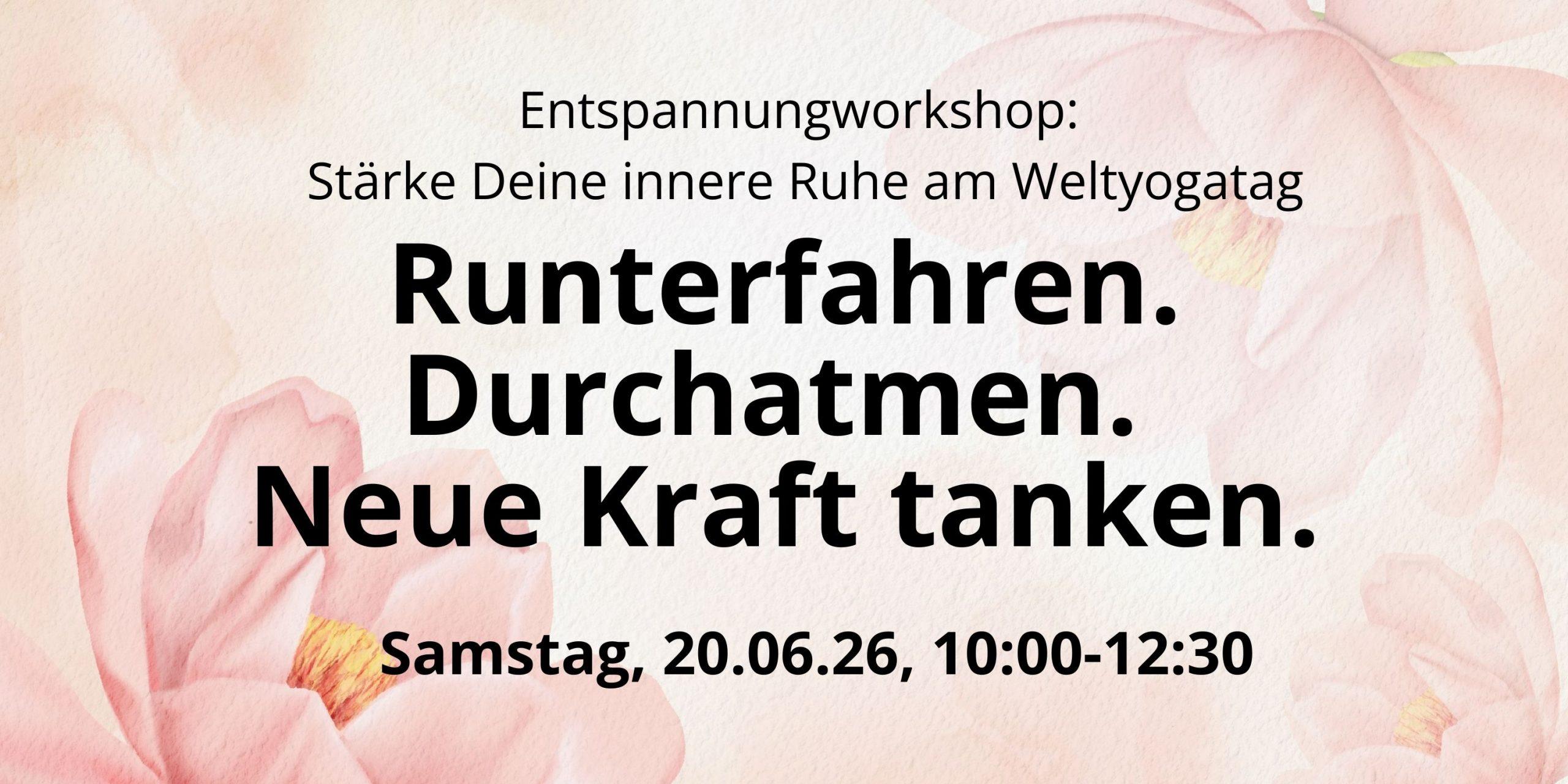 Entspannungsworkshop 1