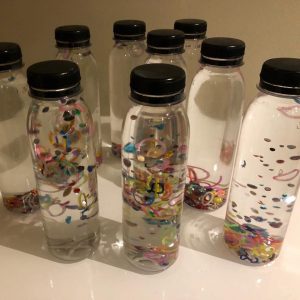 Glitzerflaschen selbstgemacht