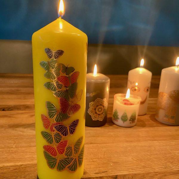 DIY Kerzen schön dekorieren