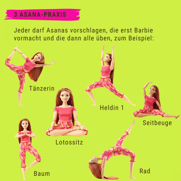 Kinderyoga mit Barbie gratis Stundenbild