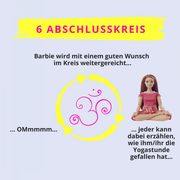 Kinderyoga mit Barbie gratis Stundenbild