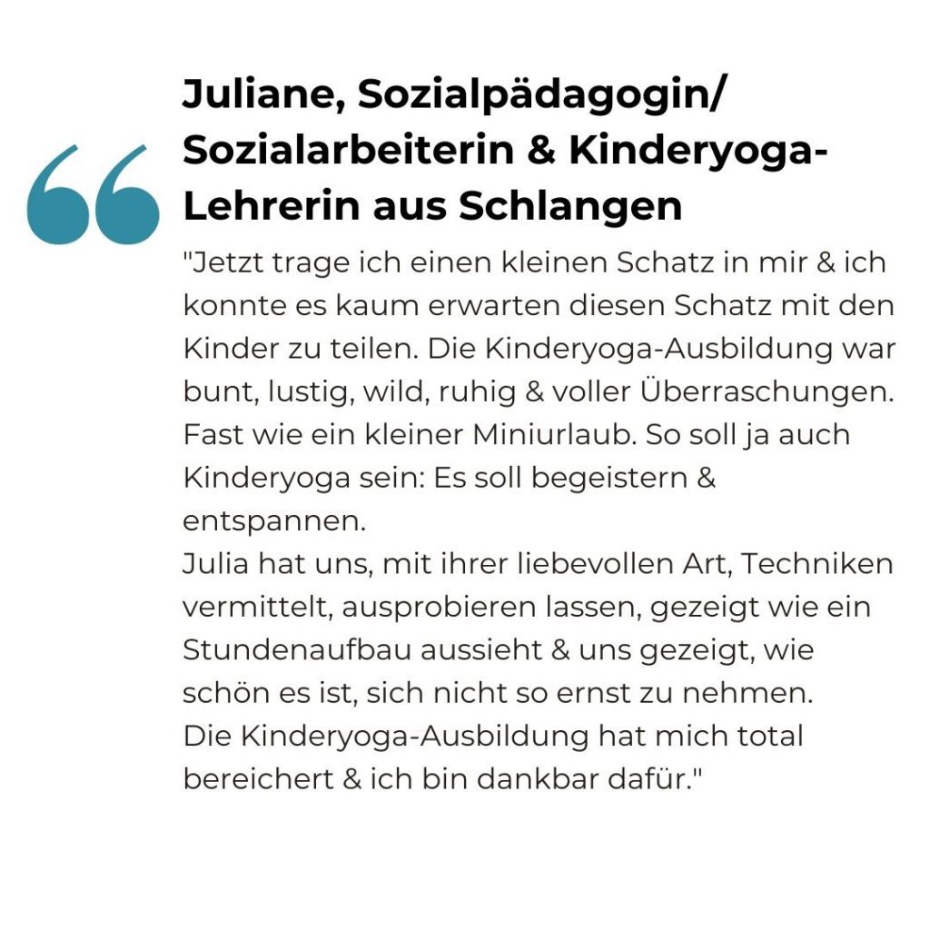 Kinderyoga Rezension Linse