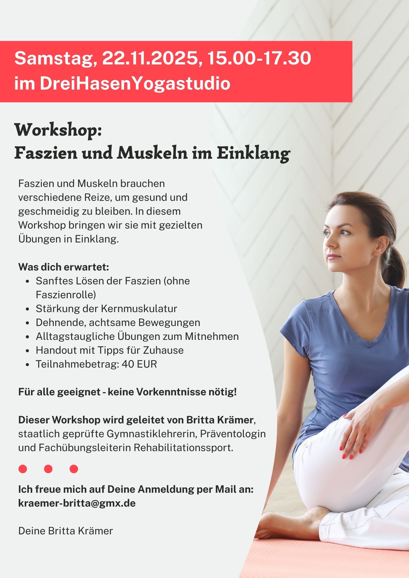 Faszien und Muskeln Workshop
