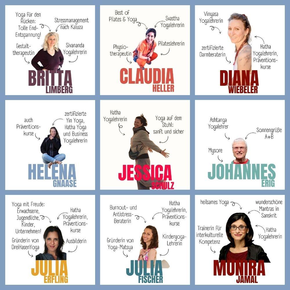 Deine Yogalehrerinnen